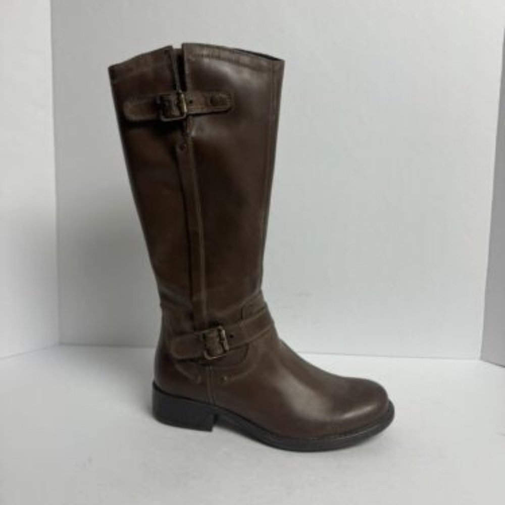 Eric Michael Womens Montana Knee High Boot Brown Size EU37 M US6.5-7 - Picture 1 of 6